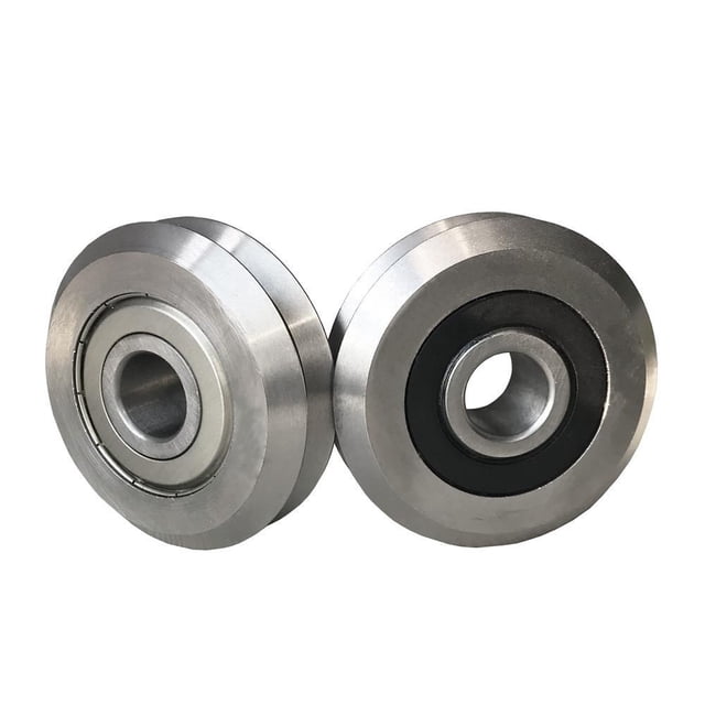 RM2ZZ RM2-2RS W2ZZ W2-2RS W2 SSW2 RM2 Track Roller Bearing 3/8'' V-Groove Guide Wheel Bearing ,Low Friction