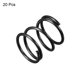 thumbnail image 3 of Resorte de compresión, diámetro de alambre de 1.2 mm, diámetro exterior de 14 mm, longitud libre de 15 mm, negro, 20 piezas, 3 of 4