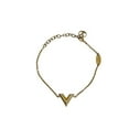 thumbnail image 2 of Pre-Owned Louis Vuitton Essential V Metal Bracelet M61084 Gold (Fair), 2 of 10