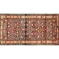 thumbnail image 1 of Ahgly Company Machine Washable Indoor Rectangle Traditional Saffron Red Area Rugs, 4' x 6', 1 of 7