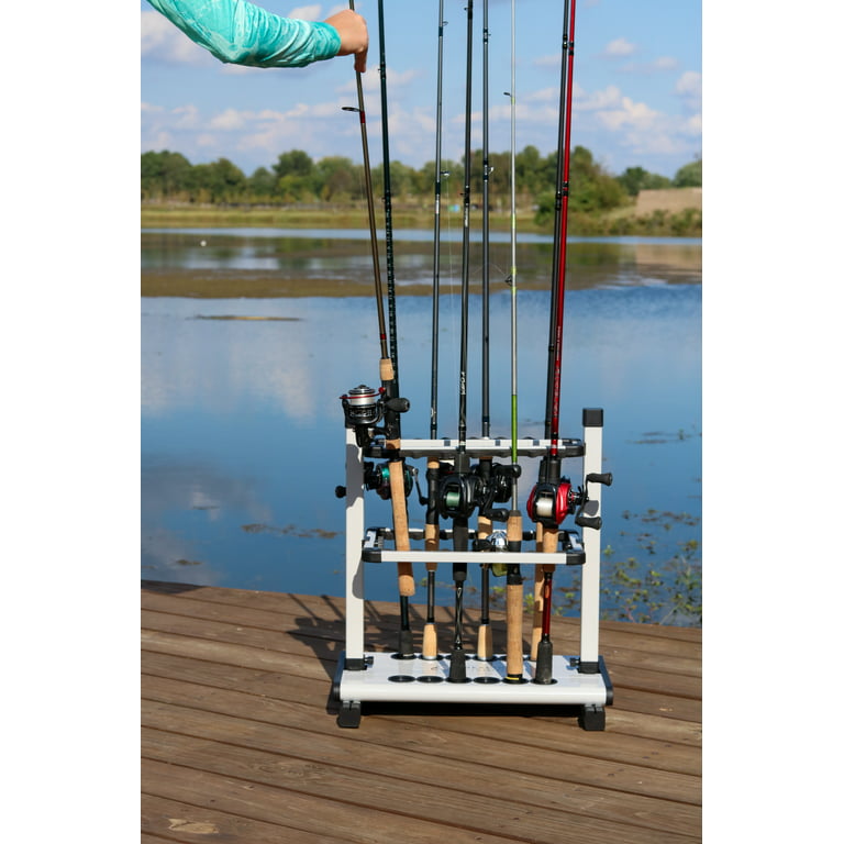 Rod storage fishing poles  Fishing rod rack, Rod holder, Fishing rod  storage