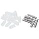 thumbnail image 1 of PENIKOKO 6Ud Soportes Para Estantes De Acero Inoxidable Para Gabinetes Con Clips Ajustables, 1 of 7