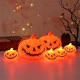 thumbnail image 4 of 3 Packs/1 Pack Halloween Light Up Lantern, Tree Lamp Pumpkin Lantern, Reusable Indoor Outdoor Halloween Party Decorations PropsforTrees Shelves Windows, 4 of 9