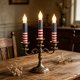 thumbnail image 3 of Paquete de 6 Velas Led Cónicas Patrióticas sin Llama con Efecto Parpadeante, Azul MNFD, 3 of 8