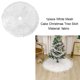 thumbnail image 1 of Falda de árbol de Navidad para el hogar, decoración de fiesta de año nuevo, piel sintética blanca, regalo de Navidad, 78/90/120cm, 1 of 4