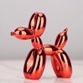 thumbnail image 1 of Globo nórdico de resina galvanizado para perro, escultura de cachorro, decoración del hogar, sala de estar, escritorio, estatua de Animal moderno, 1 of 4