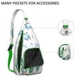 thumbnail image 4 of Sunset Turtle Sling Backpack - Tropical Ocean & Beach Print, Fashionable Crossbody Bag for Students & Office Workers, 4 of 4