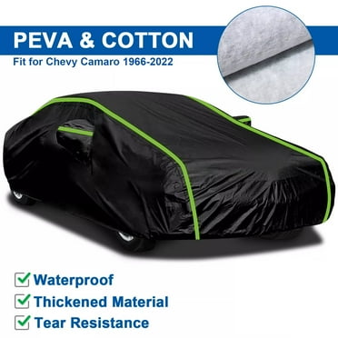 Black, PEVA and Cotton, Chevy Camaro Car Cover