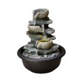 thumbnail image 4 of Indoor Waterfall Fountains Desktop Fountain for Office Meditation Decoration Style C, 4 of 8