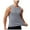 A252-Grey, variant on Pack of 1 Men's Stretch Cool Dry Muscle Tank Tops Athletic Crewneck Sleeveless Workout Shirts(M,Black)