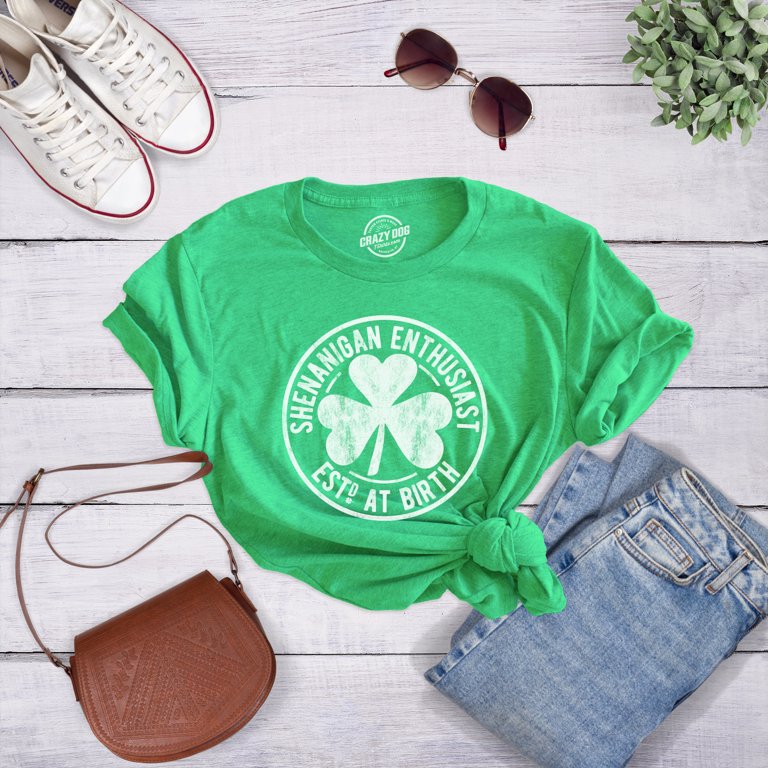 Womens Tanktop Shake Your Shamrocks Shirt Funny Saint Patricks Day Boobs  Patty 