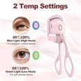 thumbnail image 4 of Heated Eyelash Curler for Women - Electric Lash Curler with 10s Fast Heating, Safe Anti-Burn Design, Intelligent Temp Control, Long-Lasting Curls, Portable Makeup Tool, 4 of 8