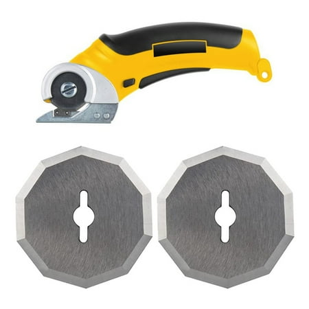 

Electric Scissors Handheld Multifunctional Cordless Electric Cutting Tool Fabric/Leather/Cloth with 2Pcs Blades