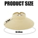 thumbnail image 4 of Sombrero de paja enrollable con ala ancha y visera solar para mujer con protección solar UPF 50+, 4 of 5