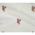 thumbnail image 4 of oneOone Cotton Flex Off White Fabric Leaves Block Craft Projects Decor Fabric Printed By The Yard 40 Inch Wide, 4 of 4