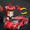 thumbnail image 4 of Deformation Car Robot Remote Control Car Transform Robot Car Toy for Boys Girls One Button Deformation, 4 of 5