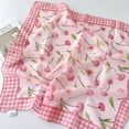 thumbnail image 5 of TELOLY 2026 New Bandanas for Women,Plant and Flower Cotton and Linen Bandana,Suitable for Spring and Summer Bag Scarf,Style2, 5 of 5