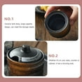 thumbnail image 3 of STRANDCHIC Black Ceramic Spice Canister and Easy to Clean Kitchen Seasoning, 3 of 6