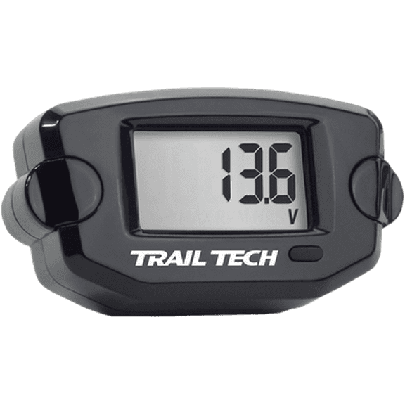 TRAIL TECH Voltage Meter - Black 742-V00-BL