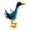 B, variant on KGJQ 12 Inch Porch Goose Statue, Large Metal Lawn Ornament, Outdoor Duck Statue for Patio Decorations, Waterproof Animal Sculpture for Garden Front Yard Backyard