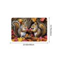 thumbnail image 4 of Yhmxh Fall Thanksgiving Welcome Doormat, Autumn Harvest Decorative Front Door Mat, Pumpkin Maple Leaf Pattern Entry Floor Rug, Seasonal Non‑Slip Doormat for Porch Entrance Indoor Outdoor, 4 of 6
