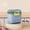 blue, variant on Portable Baby Milk Powder Container, BPA Free Food-Grade Airtight Formula Storage Box with Spoon & Fork, Leakproof Moisture-Proof Travel Snack Container for Diaper Bag, Space Cartoon Design