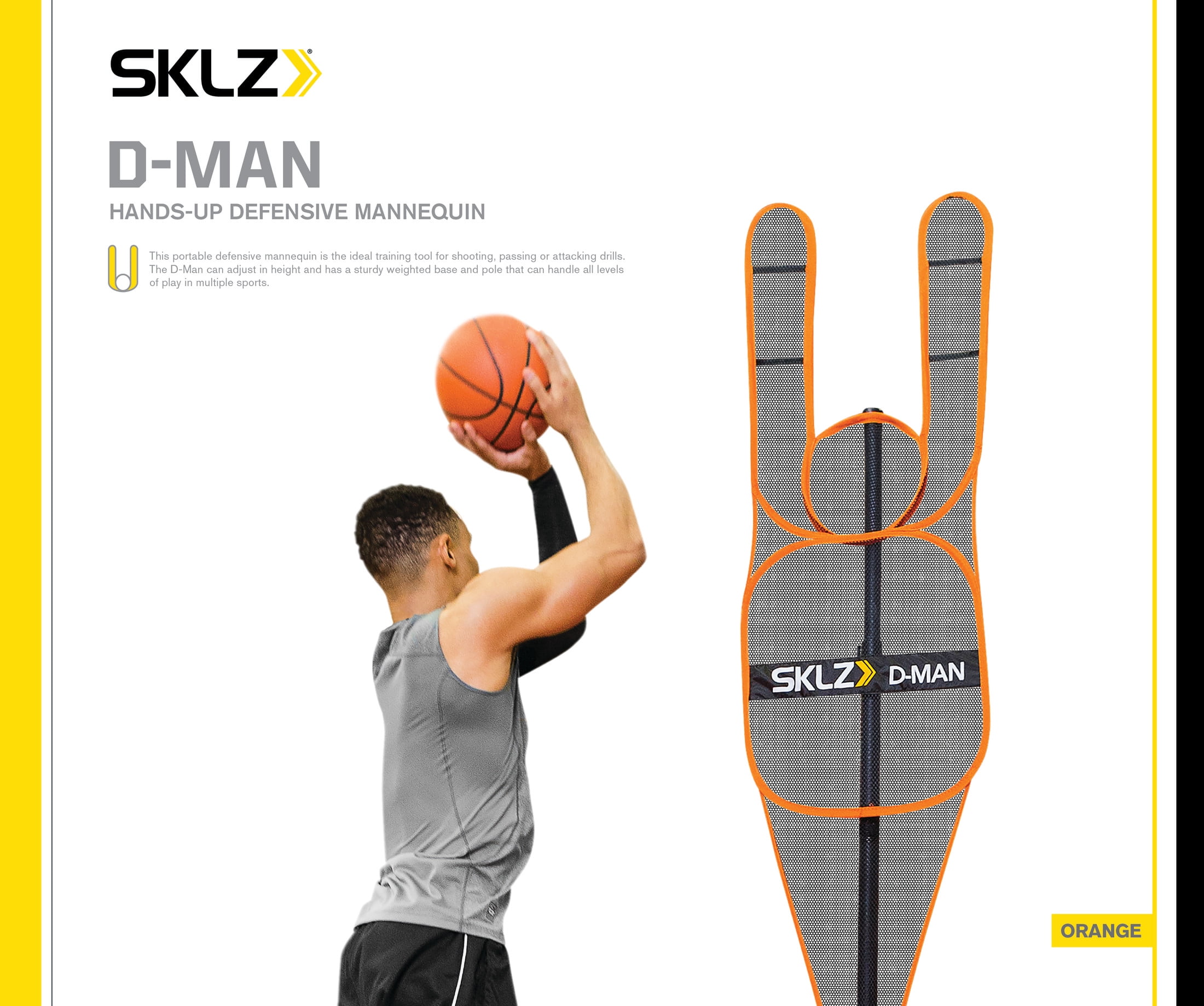 バスケットボール ディフェンスマネキン ディーマン SKLZ D-MAN 楽天市場】SKLZスキルズ バスケットボールトレーニング用