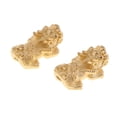thumbnail image 3 of Tachiuwa 10x2Pcs Gold Plated Copper Beads for DIY Jewelry Bracelet Making Crafts, 3 of 10