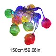 thumbnail image 3 of Guirnalda de Luces Navideñas de Piñas y Avellanas | Decoración para Jardín o Salón de Fiestas de Acción de Gracias | 150 Cm | Multicolor | Plástico | Resistente Al Agua | Bajo Voltaje | Decoración pa, 3 of 6