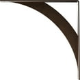 thumbnail image 4 of Ekena Millwork 2"W x 20"D x 20"H Legacy Steel Bracket, Hammered Dark Bronze, 4 of 13