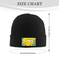 thumbnail image 3 of Simpsons Winter Hats Warm Knit Cuffed Beanie Unisex Skull Knitted Caps Fashion Ski Hat For Men And Women Black, 3 of 9