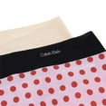 thumbnail image 4 of Calvin Klein Women's Invisibles 3-Pack Thong, Grid Dot/ Beechwood/ Black, Large, 4 of 4