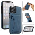 thumbnail image 1 of Funda para iPhone 14 Pro con tarjetero de piel sintética, 1 of 5