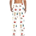 thumbnail image 4 of FREEAMG Men's Cotton Pajama Pants Lounge Sleep Pants Soft Sleepwear Pajama Bottoms with Pockets, 4 of 7