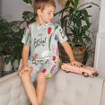 thumbnail image 4 of Balery Happy Easter Conjunto de Pijama Infantil de Manga Corta con Estampado – Ropa de Dormir de Algodón Suave-3X-Large, 4 of 6