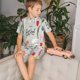 thumbnail image 4 of Fotbe Happy Easter Pijama Estampada de 2 Piezas para Niños – Ropa de Dormir de Manga Corta Cómoda para Niños y Niñas, Camiseta y Shorts de Algodón-Large, 4 of 6