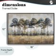 thumbnail image 4 of Stupell Industries Traditional Green & Blue Forest Grove Black Framed Giclee Art, 18 x 12, by Creative Studio, 4 of 8