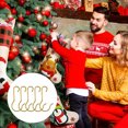 thumbnail image 5 of Small C-Shape Ornament Hooks,Metal Wire Christmas Ornament Hangers,Gold Stainless Steel Christmas Ornament Hooks,Christmas Tree Decoration Hangers,for Home Decor (100Pcs), 5 of 7
