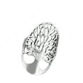 thumbnail image 4 of High Polish Filigree Tree of Life Wide Ring .925 Sterling Silver Band Jewelry Female Male Size 9, 4 of 4