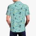 thumbnail image 4 of Balery Hawaiian Style Printed Men’s Short Sleeve Polo Shirt, Midweight Men's Shirt,Golf Polo shirts -3X-Large, 4 of 9