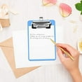thumbnail image 3 of 4inch x 6inch Mini Clipboard, 4Pcs Small Clipboards, Clip Board Notepads Clipboard, Memo Size Pocket Plastic Clipboard, 3 of 6
