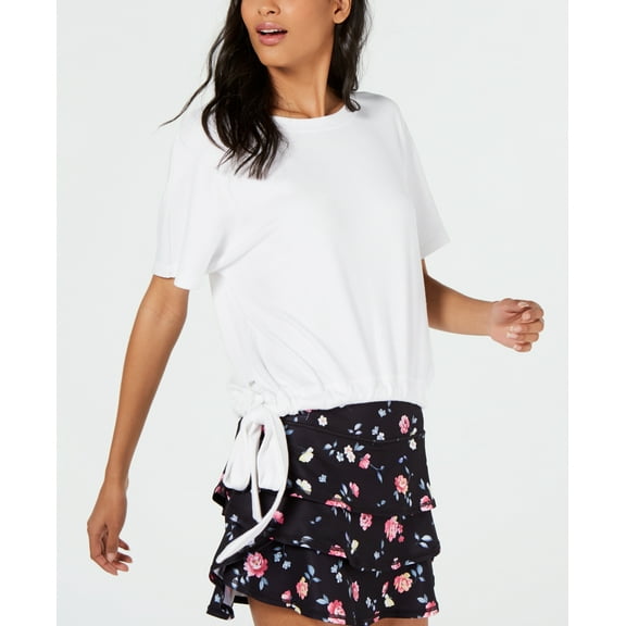 Ideology Womens Tie Hem Top Size 2XL