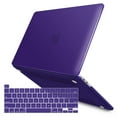 thumbnail image 1 of IBENZER New 2022 2021 MacBook Pro 13 Inch Case M1 A2338 A2289 A2251 A2159 A1989 A1706 A1708, Hard Shell Case with Keyboard Cover for Apple Mac Pro 13 Touch Bar(2022-2016), Ultra Purple, W-T13-UAPU+1, 1 of 10