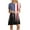 1# Black Holiday Dresses for Women, variant on Dyegold Sundresses for Women Casual Beach - Holiday Dresses for Women Patriotic Round Neck Short Sleeve American Flag Midi Tunic Sundress ​Loose Flowy Swing ​Dress
