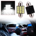 thumbnail image 1 of Bombillas LED de luz de cúpula Unique Bargains Chip 4014 24 LED para luz de cúpula de automóvil, luces interiores, luz de placa de matrícula 31 mm, bombilla de luz de mapa 2 Pcs, 1 of 7