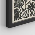 thumbnail image 5 of PixonSign Framed Wall Art Silhouette Black and White Floral Posters, Set of 4 Botanical Daisy Flowers Illustrations Wall Decor, Adhesive Canvas Prints for Home Decor - 8"x10" Black, 5 of 5