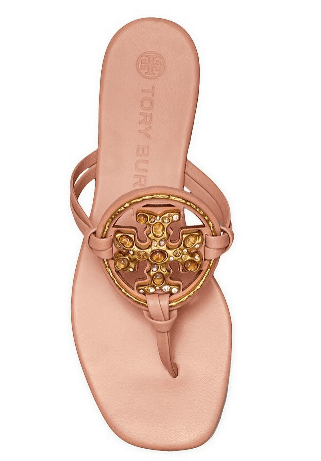 rose gold tory burch miller sandals