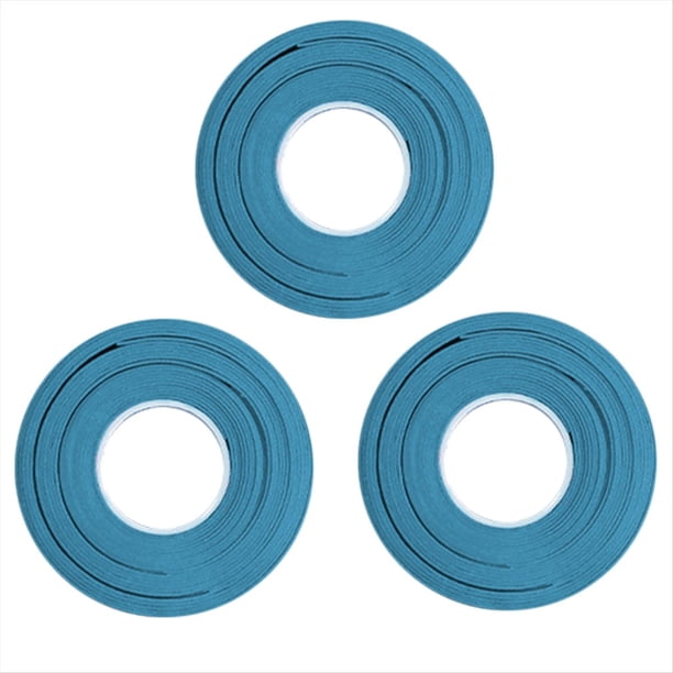 Raqueta de Bádminton 7C de Goma , Suave y Que Absorbe los Golpes, Buena Elasticidad, No Se Deforma Fácilmente Cuando Se Estira, Azul
