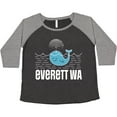 thumbnail image 3 of Inktastic Everett Washington Whale Watching Women's Plus Size T-Shirt, 3 of 5