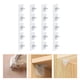 thumbnail image 2 of 20 soportes para separadores de armario, sin clavos, transparentes, 2 of 7